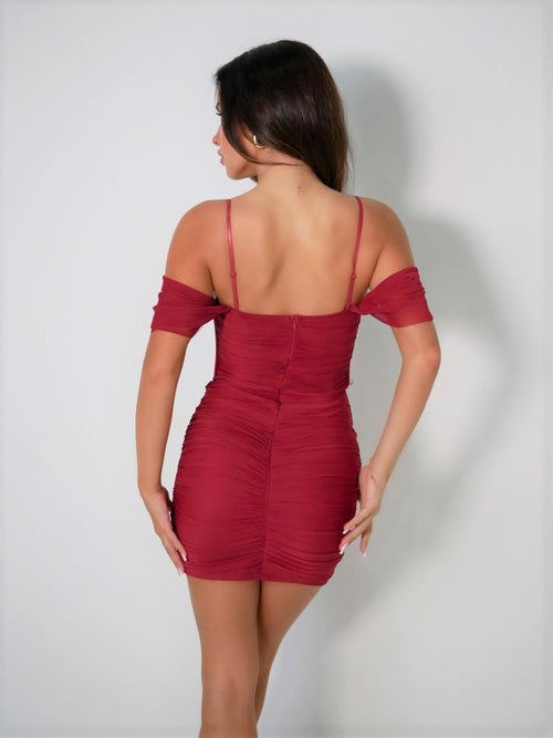 A Love Story Mini Dress - Red