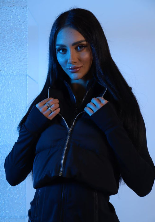 Staple Puff Vest - Black