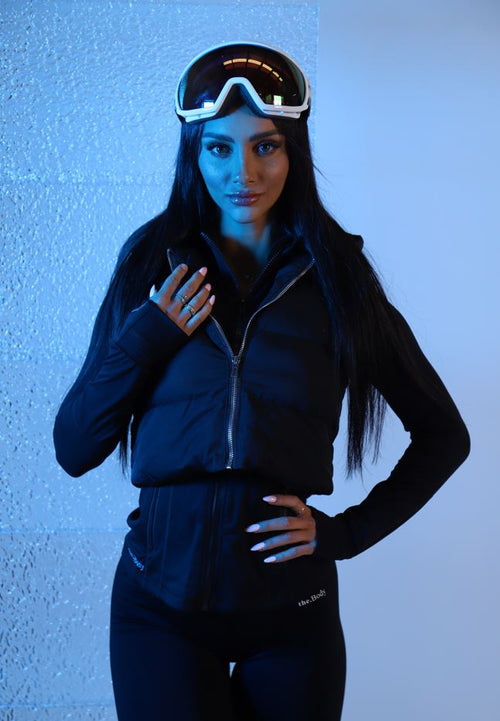 Staple Puff Vest - Black