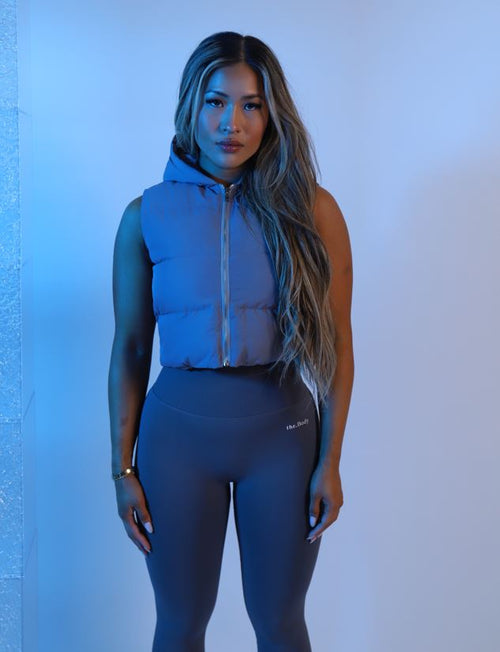 Staple Puff Vest - Grey