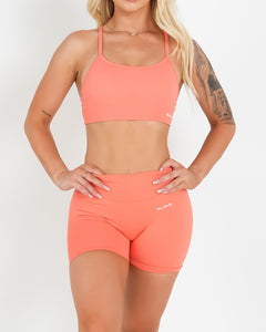 Amplify Seamless Shorts - Coral
