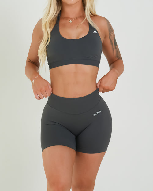 Amplify Seamless Shorts - Steel Grey
