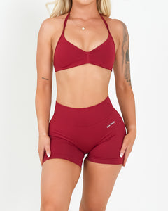 Amplify Seamless Shorts - Cherry Red