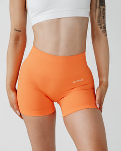 Amplify Seamless Shorts - Neon Orange