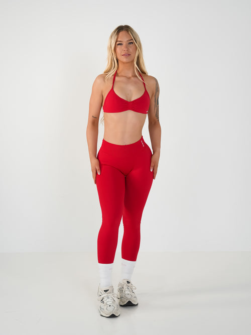 Amplify Micro Bra - Chilli Red