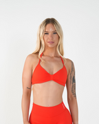 Amplify Micro Bra - Candy Red
