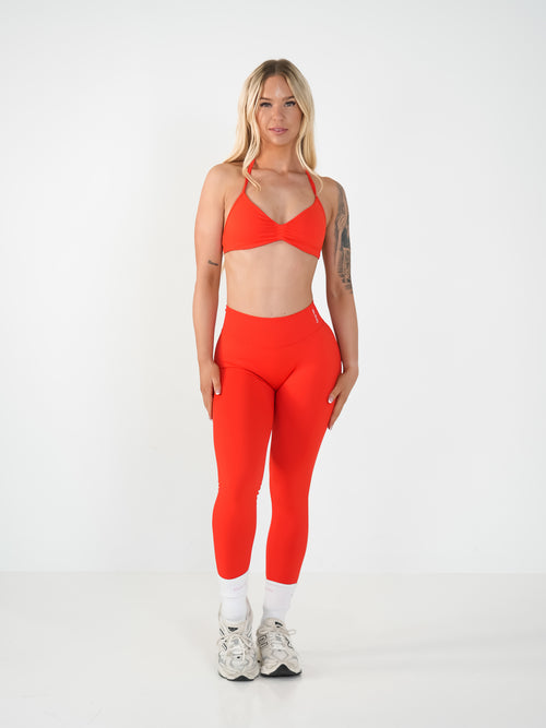 Amplify Seamless Leggings - Candy Red