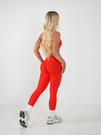 Amplify Seamless Leggings - Candy Red