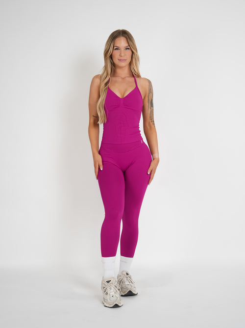 Amplify Seamless Leggings - Magenta