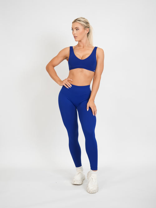 Amplify Scoop Bra - Midnight Blue
