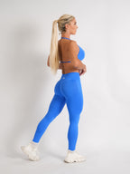 Amplify High Waist Leggings - Electric Blue