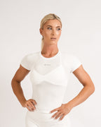 Amplify Tee - Ivory White