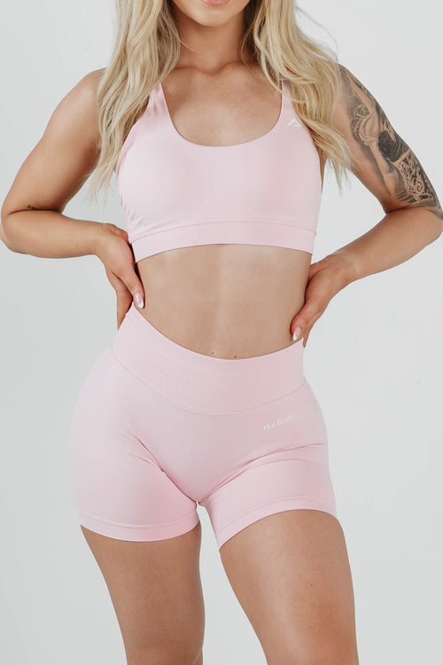 Amplify Seamless Shorts - Baby Pink