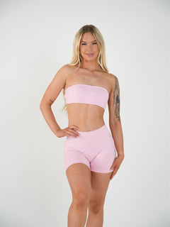 Amplify Bandeau Bra - Baby Pink