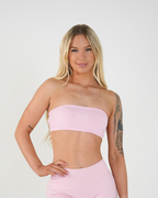 Amplify Bandeau Bra - Baby Pink