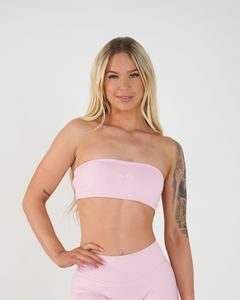 Amplify Bandeau Bra - Baby Pink