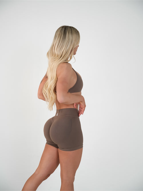 Amplify Seamless Shorts - Cocoa