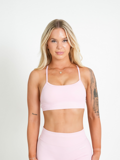 Amplify Backless Bra - Baby Pink