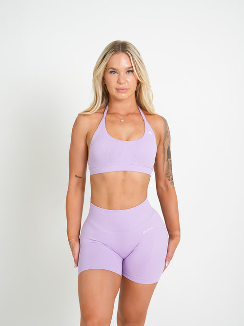 Amplify Seamless Halter Bra - Lavender