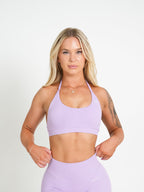 Amplify Seamless Halter Bra - Lavender