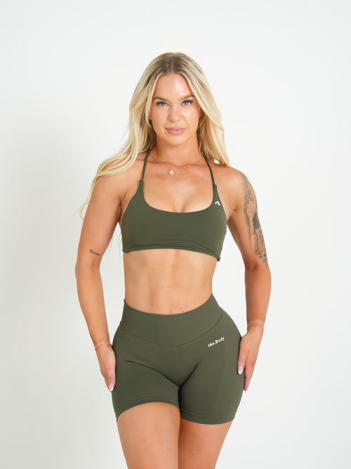 Amplify Seamless Shorts - Olive
