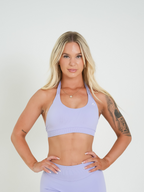 Amplify Seamless Halter Bra - Lilac