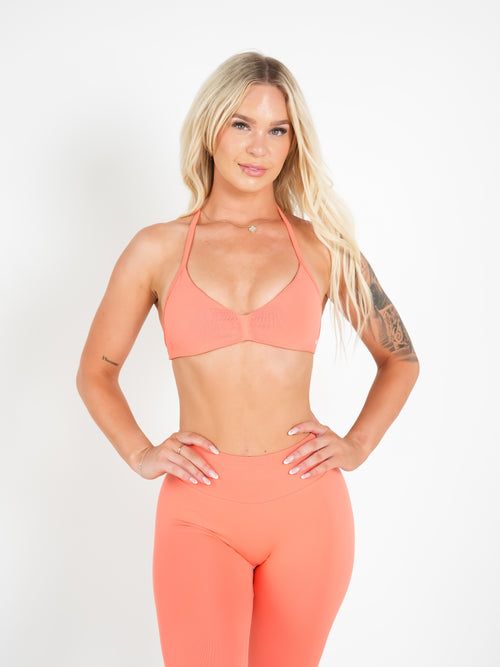 Amplify Micro Bra - Coral