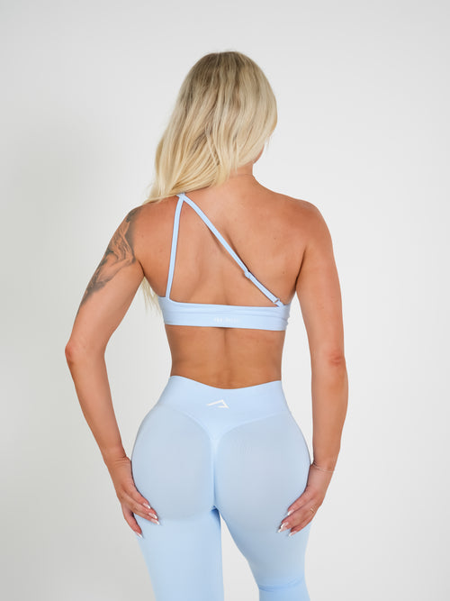 Amplify Asymmetric Bra - Baby Blue