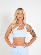 Amplify Asymmetric Bra - Baby Blue