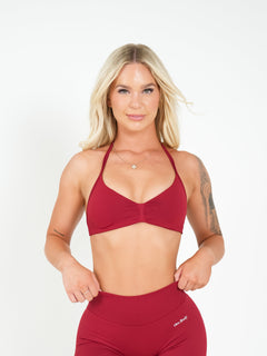 Amplify Micro Bra - Cherry Red