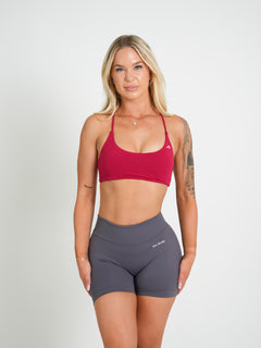 Amplify Twist Back Bra - Berry