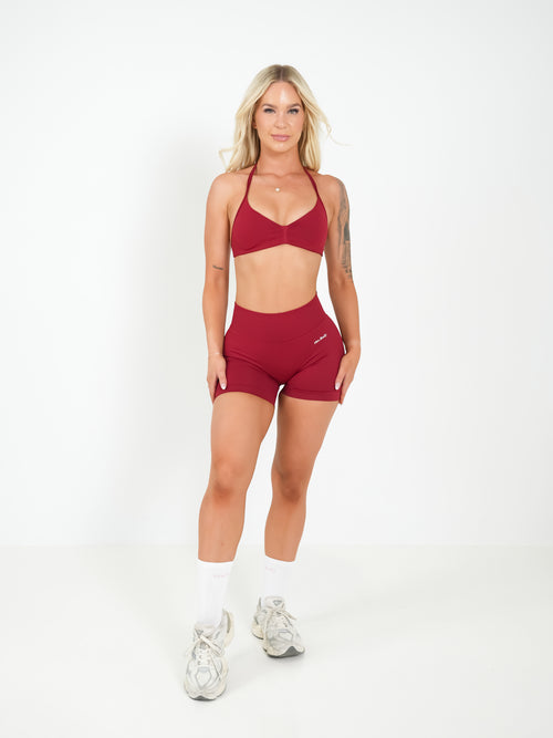 Amplify Micro Bra - Cherry Red