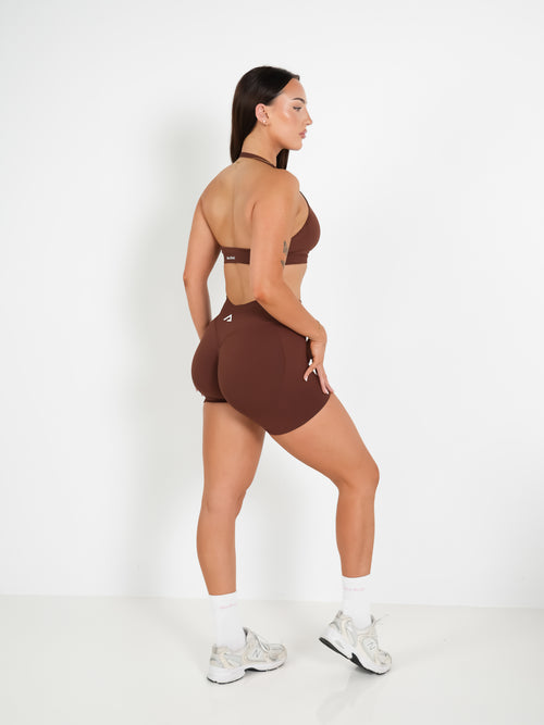 Amplify Seamless Shorts - Espresso