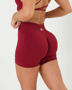 Amplify Seamless Shorts - Cherry Red