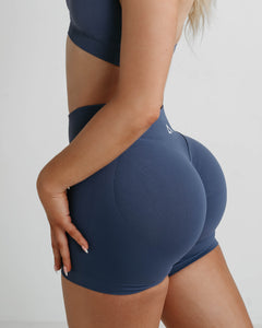 Amplify Seamless Shorts - Navy Blue