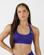 Amplify Halter Bra - Indigo
