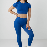 Amplify Baby Crop Tee - Royal Blue