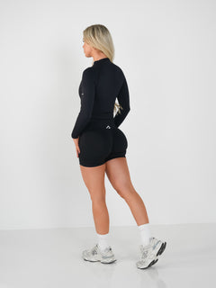 Amplify Quarter Zip - Black
