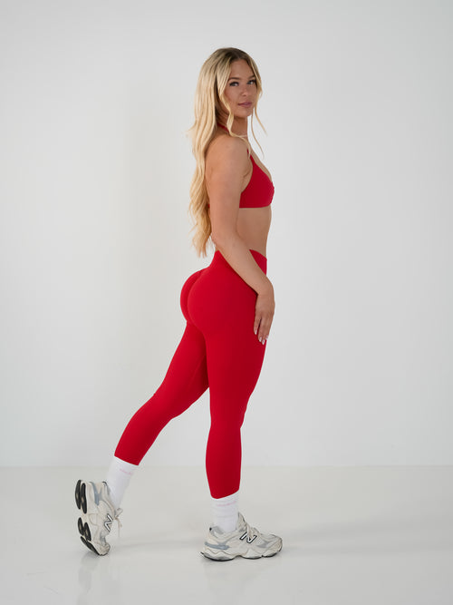 Amplify Micro Bra - Chilli Red