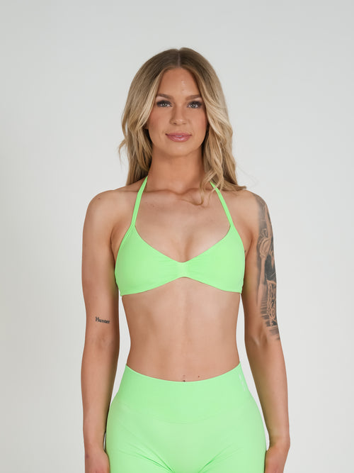 Amplify Micro Bra - Neon Green