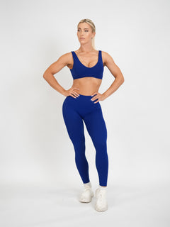Amplify Scoop Bra - Midnight Blue