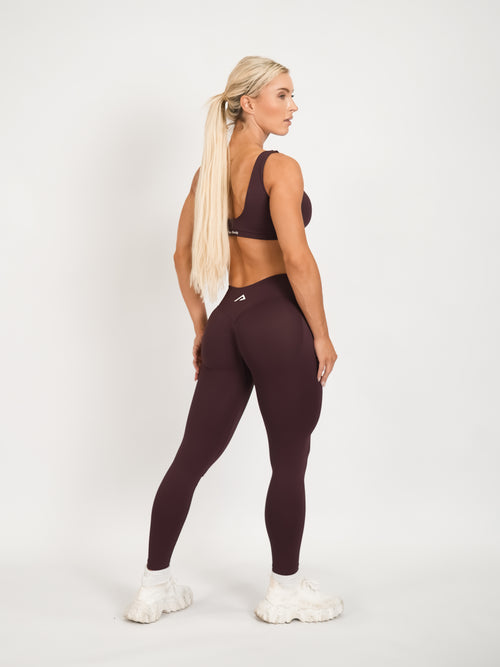 Amplify Scoop Bra - Brown Sugar