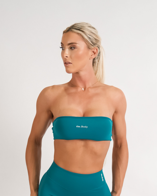 Amplify Bandeau Bra - Ocean