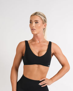 Amplify Scoop Bra - Black