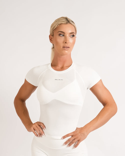 Amplify Tee - Ivory White