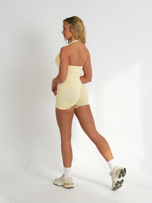 Amplify Halter Tank - Butter