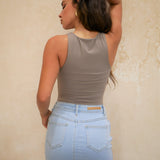 Essential Bodysuit - Taupe