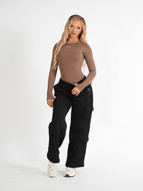 Cargo Track Pant - Black