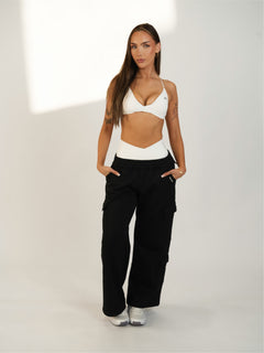 Cargo Track Pant - Black