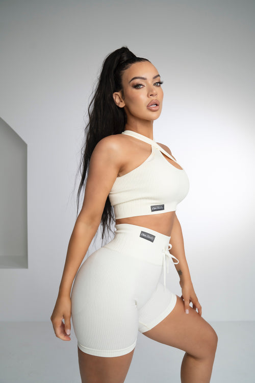 Evolve Crop Top - Cream